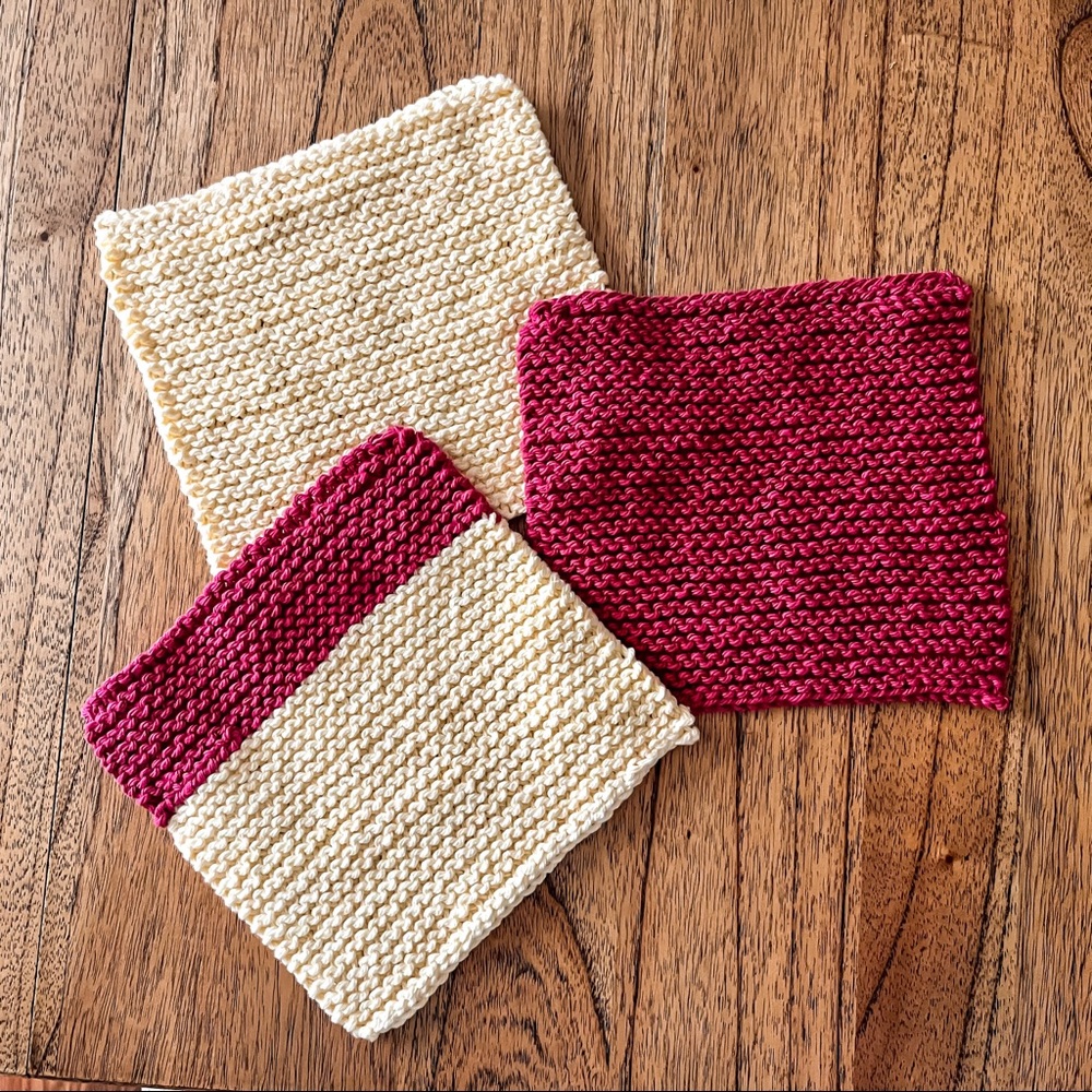 New Hand Knit Cotton Cloths
